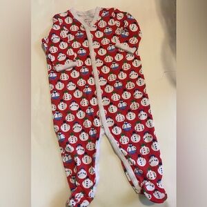 Roller Rabbit Snowman Footie